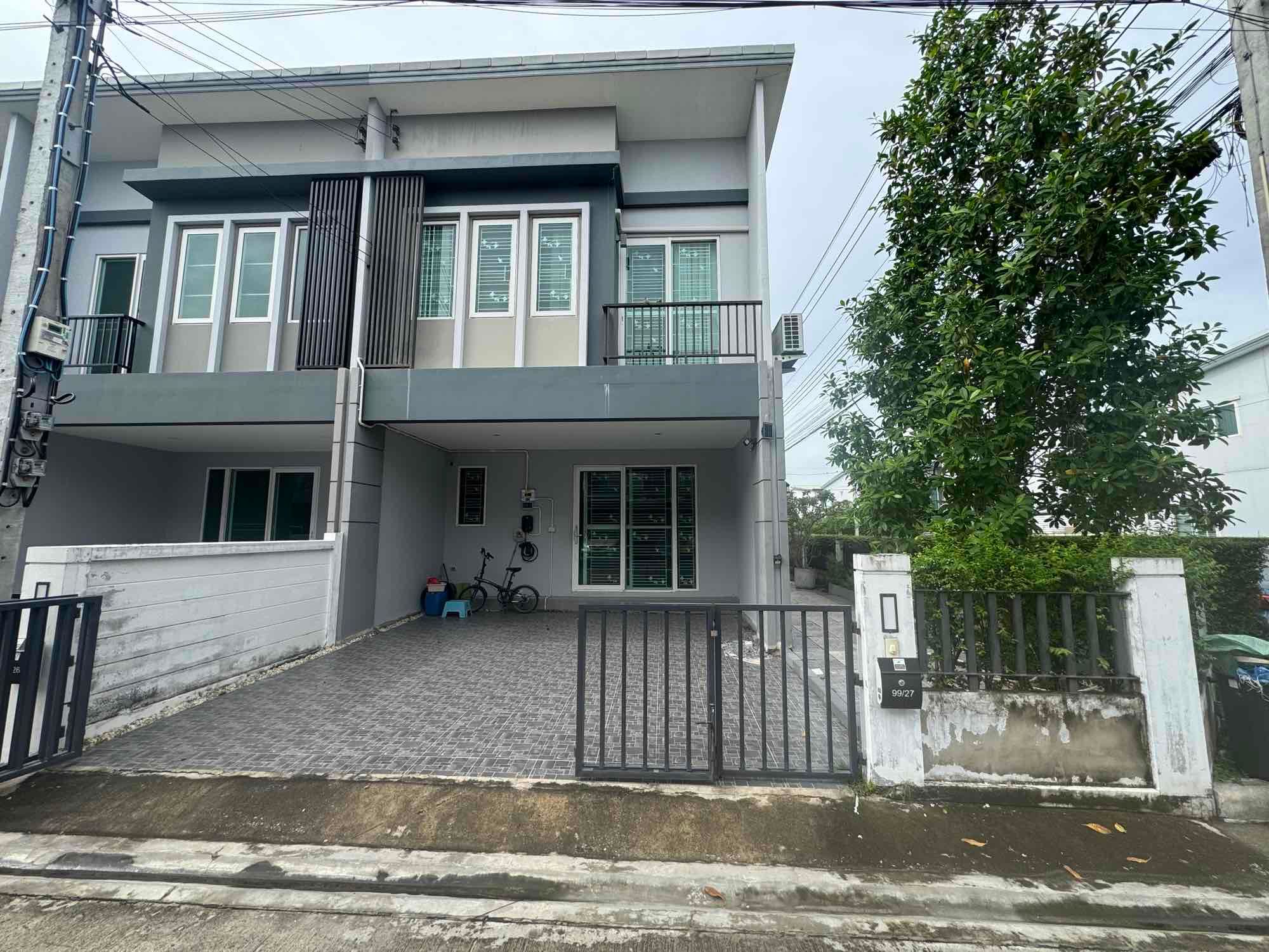 3 Bedroom Townhouse For Rent At Chuan Chuen Town Kaew In - Bangyai