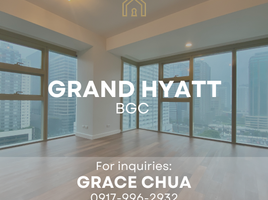 2 Bedroom Apartment for sale at Grand Hyatt Manila Residences, Makati City