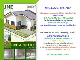 2 Bedroom House for sale in Baras, Rizal, Baras