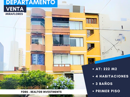 4 Habitación Apartamento en venta en University of Piura (Lima campus), Miraflores, Miraflores