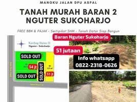  Land for sale in Sukoharjo, Jawa Tengah, Nguter, Sukoharjo