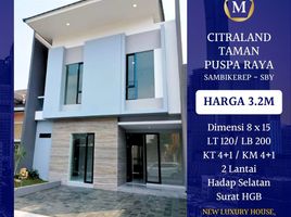 5 Kamar Rumah for sale in Surabaya, East Jawa, Lakarsantri, Surabaya