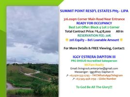  Land for sale in Lipa City, Batangas, Lipa City