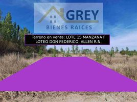  Terreno (Parcela) en venta en Rio Negro, General Roca, Rio Negro