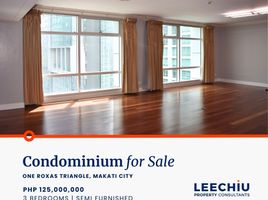 3 Bedroom Condo for sale at One Roxas Triangle, Makati City