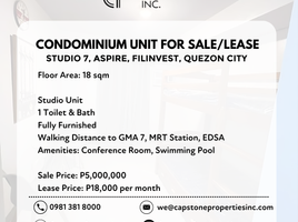 Studio Condo for rent in Kamuning MRT-3, Quezon City, Quezon City