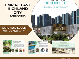 Condominium 1 chambre à vendre à Pasig City, Metro Manila, Pasig City