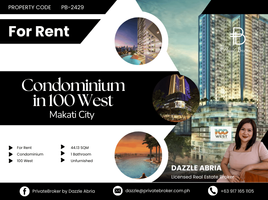 Studio Wohnung zu vermieten im 100 West Makati by Filinvest, Makati City