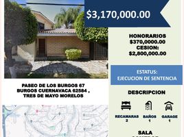 3 Schlafzimmer Villa zu verkaufen in Temixco, Morelos, Temixco