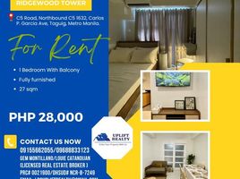 1 Bedroom Condo for rent at Ridgewood Towers, Taguig City