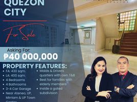 4 Bedroom House for sale in Quezon City, Metro Manila, Quezon City, Eastern District, Metro Manila, Philippines