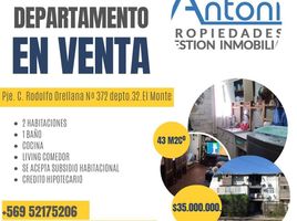 2 Bedroom Apartment for sale in Santiago, Isla De Maipo, Talagante, Santiago