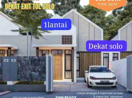 2 Bedroom House for sale in Boyolali, Jawa Tengah, Ngemplak, Boyolali