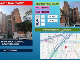 2 Schlafzimmer Wohnung zu verkaufen in Azcapotzalco, Mexico City, Azcapotzalco