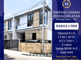 3 Kamar Vila for sale in Indonesia, Lakarsantri, Surabaya, East Jawa, Indonesia