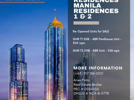 3 Bedroom Apartment for sale at Grand Hyatt Manila Residences, Makati City