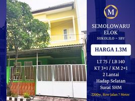 4 Habitación Villa en venta en Sukolilo, East Jawa, Sukolilo