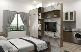 Cho thuê căn hộ, 1 PN, 40 m², Cẩm Lệ
