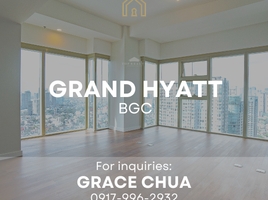 3 Bedroom Condo for sale at Grand Hyatt Manila Residences, Makati City