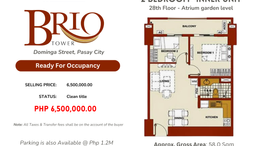 Available Units at Brio Tower