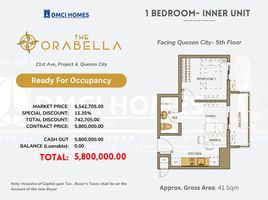 1 Bedroom Condo for sale at The Orabella, Quezon City