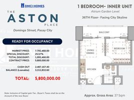 1 Bedroom Apartment for sale in Vito Cruz LRT-1, Malate, Pasay City