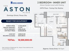 2 Bedroom Apartment for sale in Vito Cruz LRT-1, Malate, Pasay City