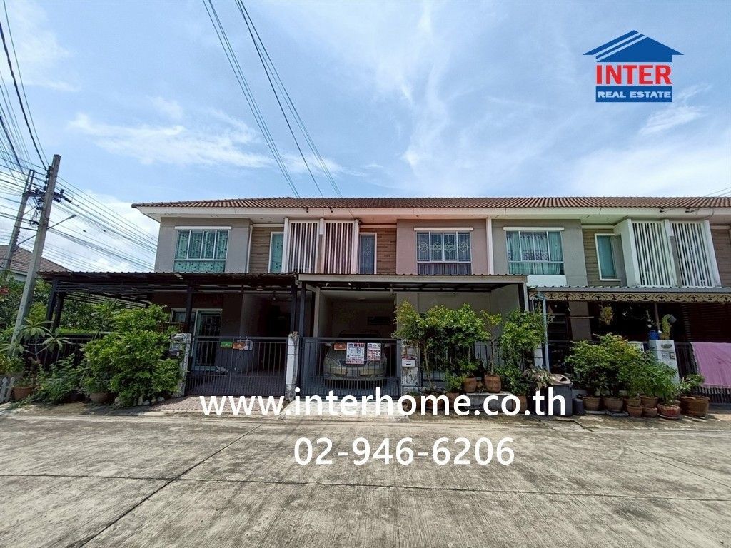 3 Bedroom Townhouse For Rent At Pruksa Ville 55 Wongwaen - Ramintra