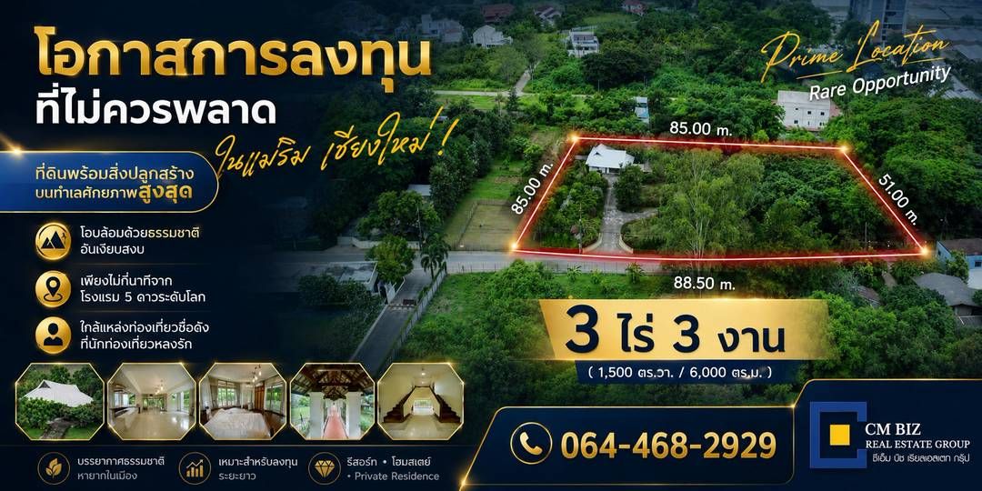 3 Bedrooms House for sale In Rim Tai Chiang Mai