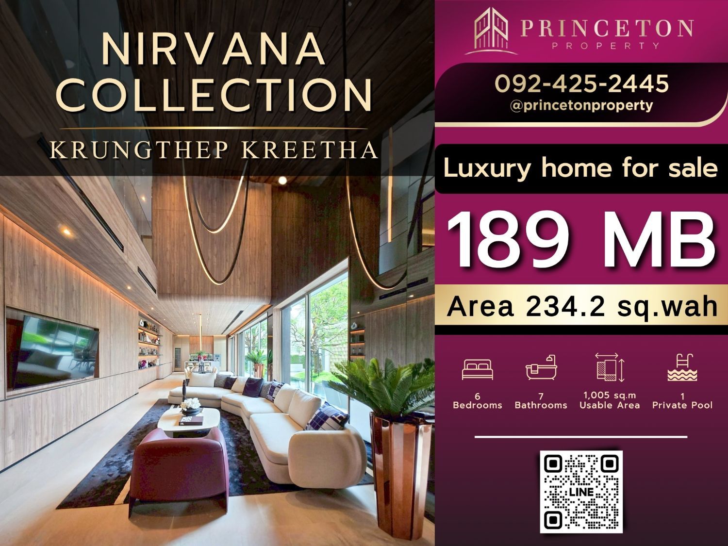 6 Bedrooms House for sale In Nirvana Collection Krungthepkreetha Saphan Sung Bangkok