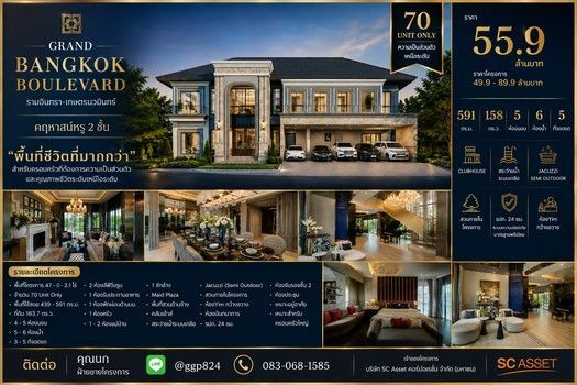 5 Bedrooms House for sale In Nawamin Bangkok