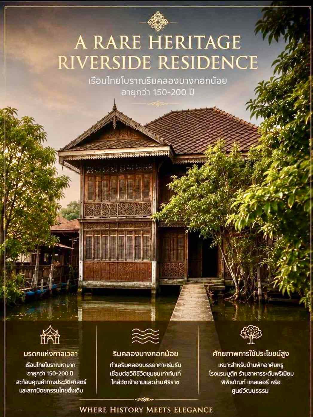 3 Bedrooms House for sale In Bang Khun Non Bangkok