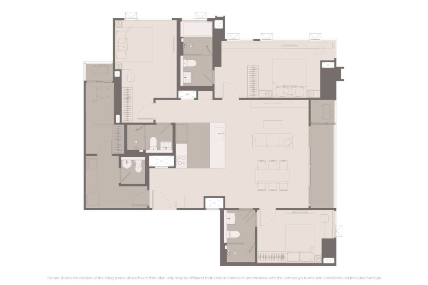 3 Bedrooms Condo for sale In Rhythm Charoennakhon Iconic Khlong Ton Sai Bangkok