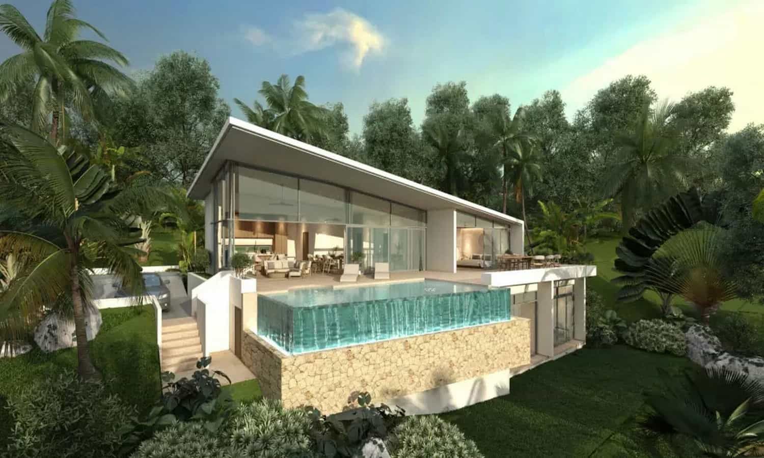 3 Bedrooms Villa for sale In Oasis Paradise Villas Chaweng Bo Phut Surat Thani
