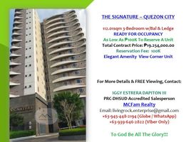 3 Bedroom Apartment for sale at The Signature, Quezon City, Eastern District