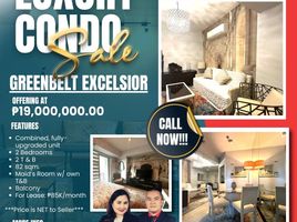 2 Bedroom Condo for sale in Greenbelt by Ayala Malls, Makati City, Makati City