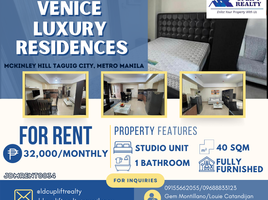 1 Bedroom Condo for rent at Venice Luxury Residences, Taguig City, Southern District