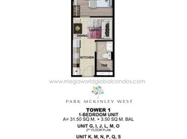 1 Bedroom Apartment for sale in Metro Manila, Makati City, Southern District, Metro Manila