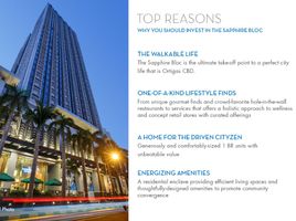 Studio Condo for sale in Pasig City, Metro Manila, Pasig City, Eastern District