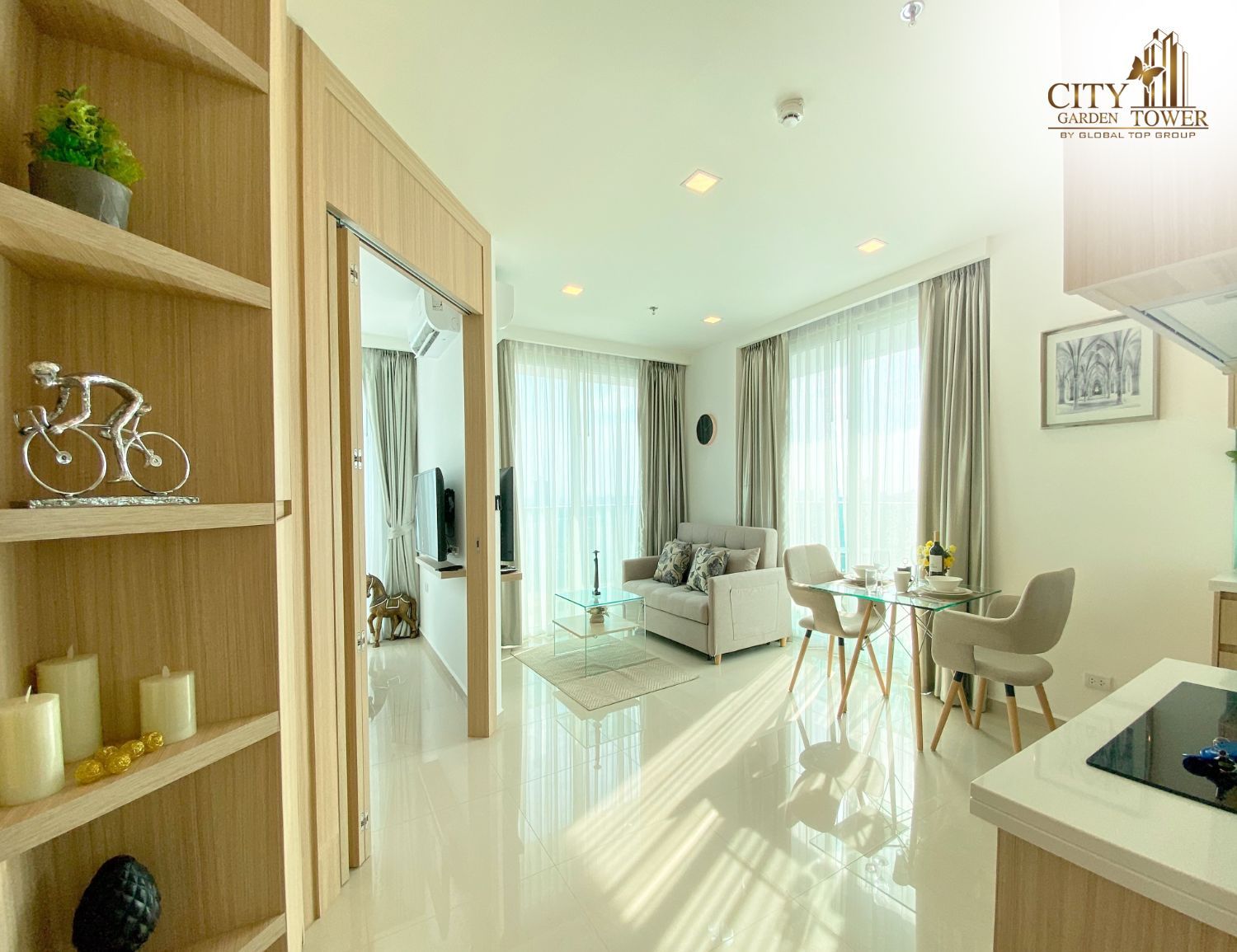 1 Bedroom Apartment For Rent At City Garden Tower