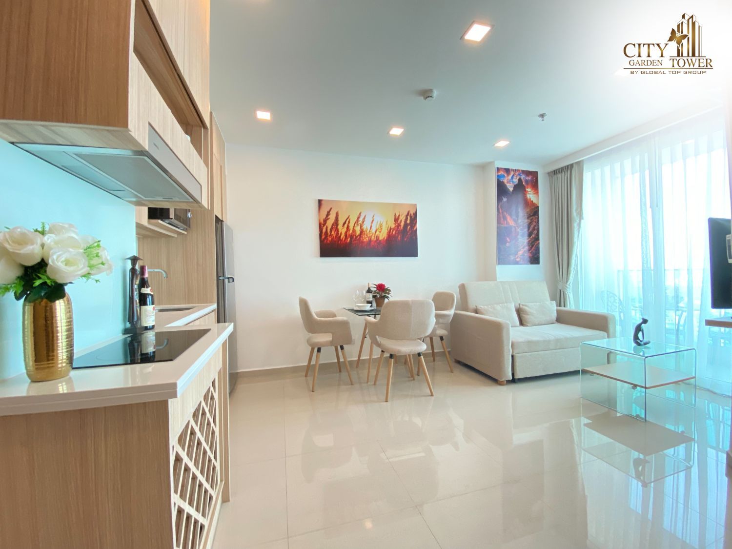 1 Bedroom Apartment For Rent At City Garden Tower