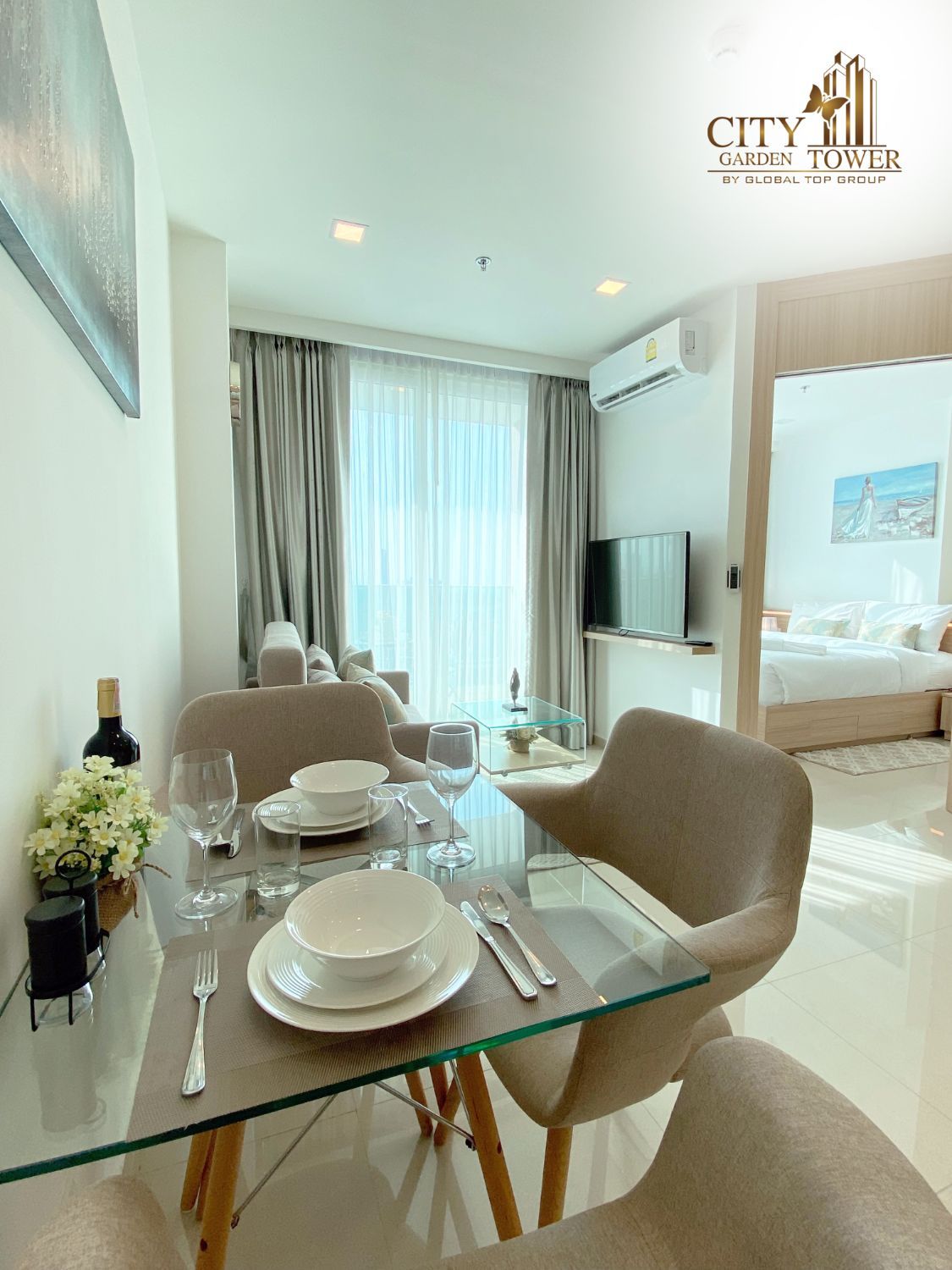 1 Bedroom Apartment For Rent At City Garden Tower