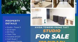 Available Units at AVIDA TOWERS PRIME TAFT