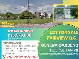  Terreno (Parcela) en venta en Quezon City, Metro Manila, Quezon City, Eastern District, Metro Manila