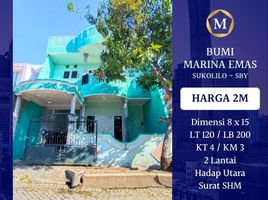 4 Habitación Villa en venta en Sukolilo, East Jawa, Sukolilo