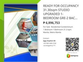 1 Bedroom Apartment for sale in Sampaloc, Metro Manila, Sampaloc, Manila