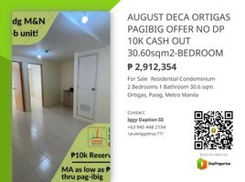 2 Schlafzimmer Wohnung zu verkaufen in Pasig City, Metro Manila, Pasig City