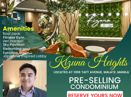 Studio Apartment for sale in Vito Cruz LRT-1, Malate, Malate