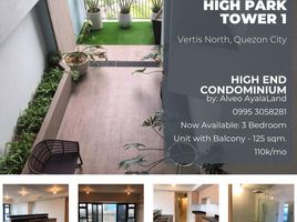 3 Bedroom Apartment for rent at High Park at Vertis North, Quezon City