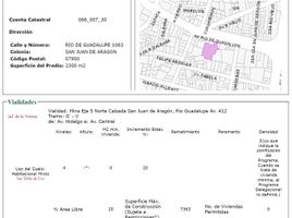  Grundstück zu verkaufen in Gustavo A Madero, Mexico City, Gustavo A Madero